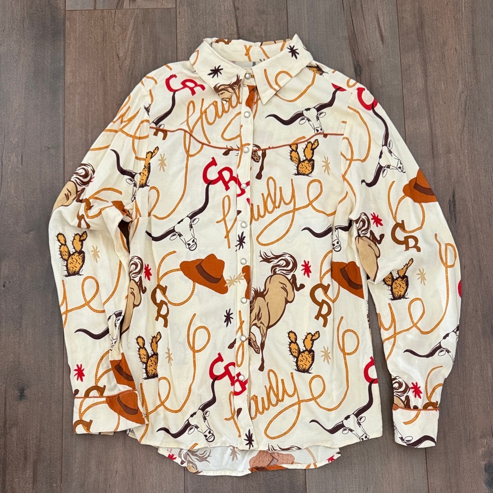 Cotton Rye Outfitters Cowgirl Rodeo shirt